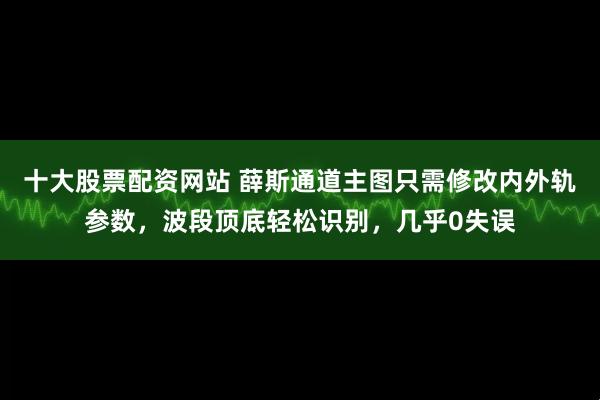 十大股票配资网站 薛斯通道主图只需修改内外轨参数，波段顶底轻松识别，几乎0失误